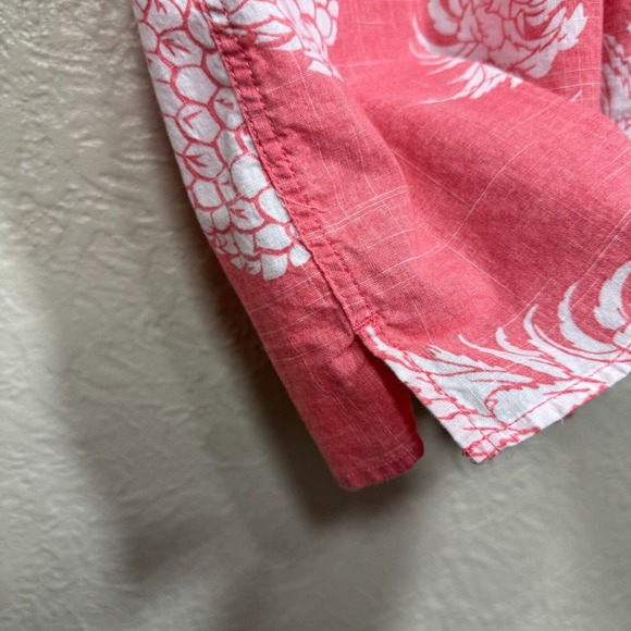 American Eagle Pineapple Camp Shirt 2X Novelty Preppy Tropical Beach‎ Resort - Picture 6 of 14